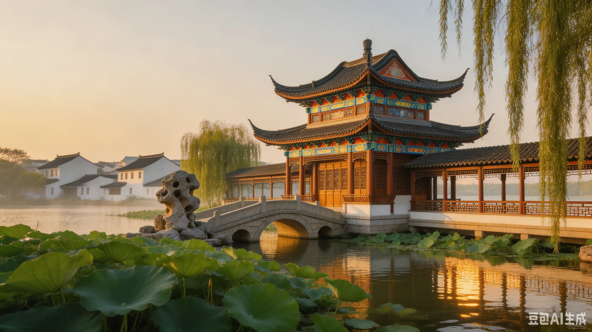 苏式园林建筑与彩绘